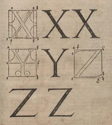 Konstruktion von Buchstaben